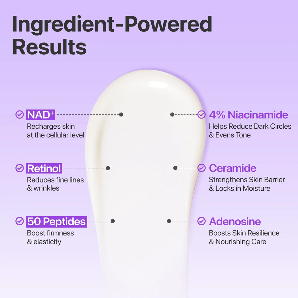 Numbuzin – No.9 NAD+ Retinol Volumetox Eye Cream (10ml)