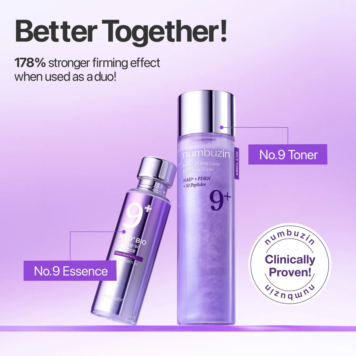 Numbuzin No.9 NAD+ PDRN Glow Boosting Toner (150ml)