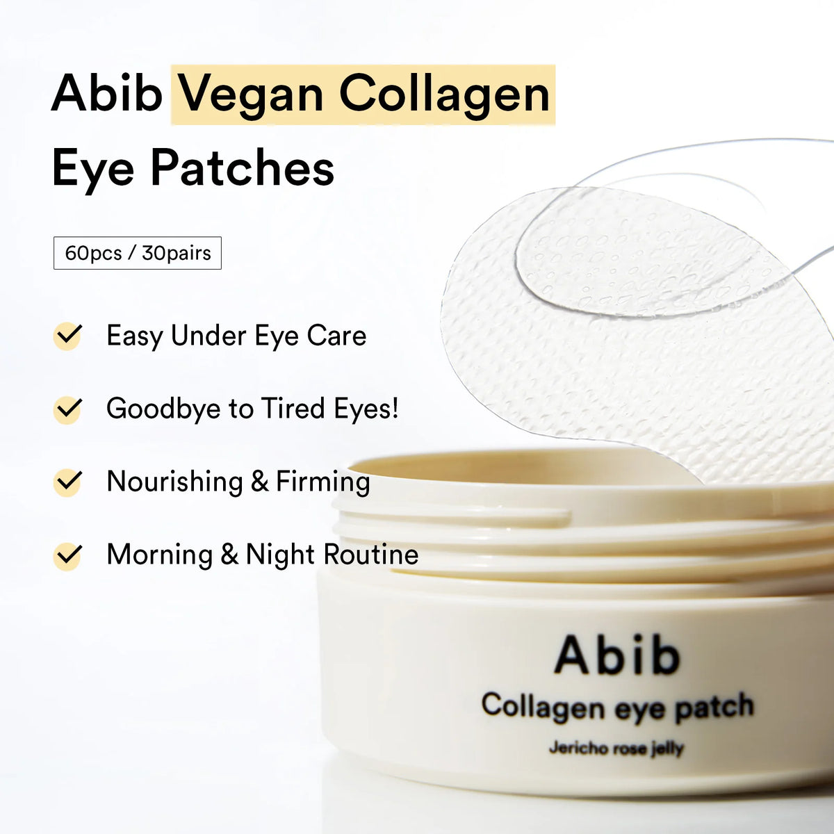 Abib - Collagen Eye Patch Jericho Rose Jelly (60 Patches)