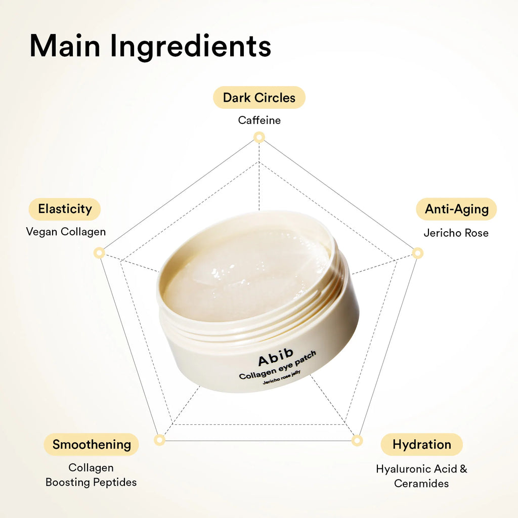 Abib - Collagen Eye Patch Jericho Rose Jelly (60 Patches)
