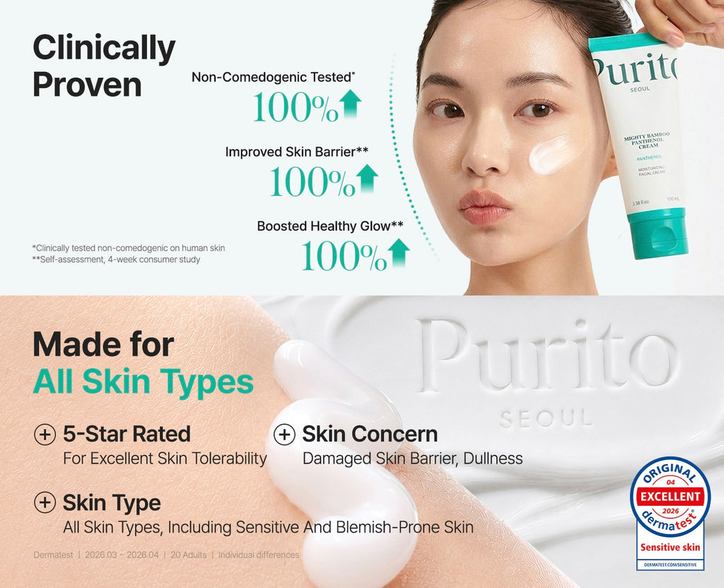 PURITO – Mighty Bamboo Panthenol Cream (100ml)