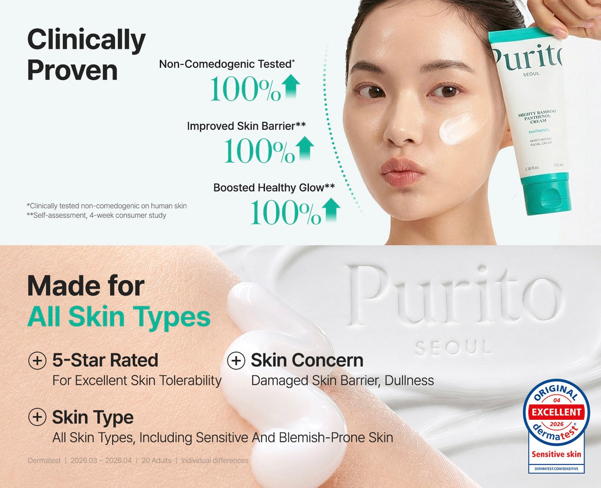 PURITO – Mighty Bamboo Panthenol Cream (100ml)