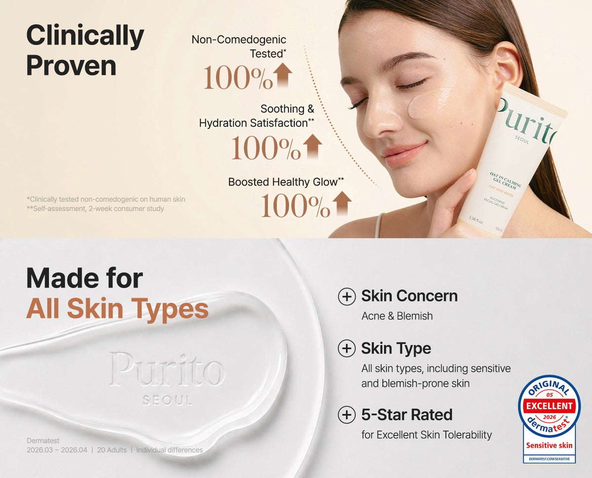 PURITO - Oat In Calming Gel Cream (100ML)