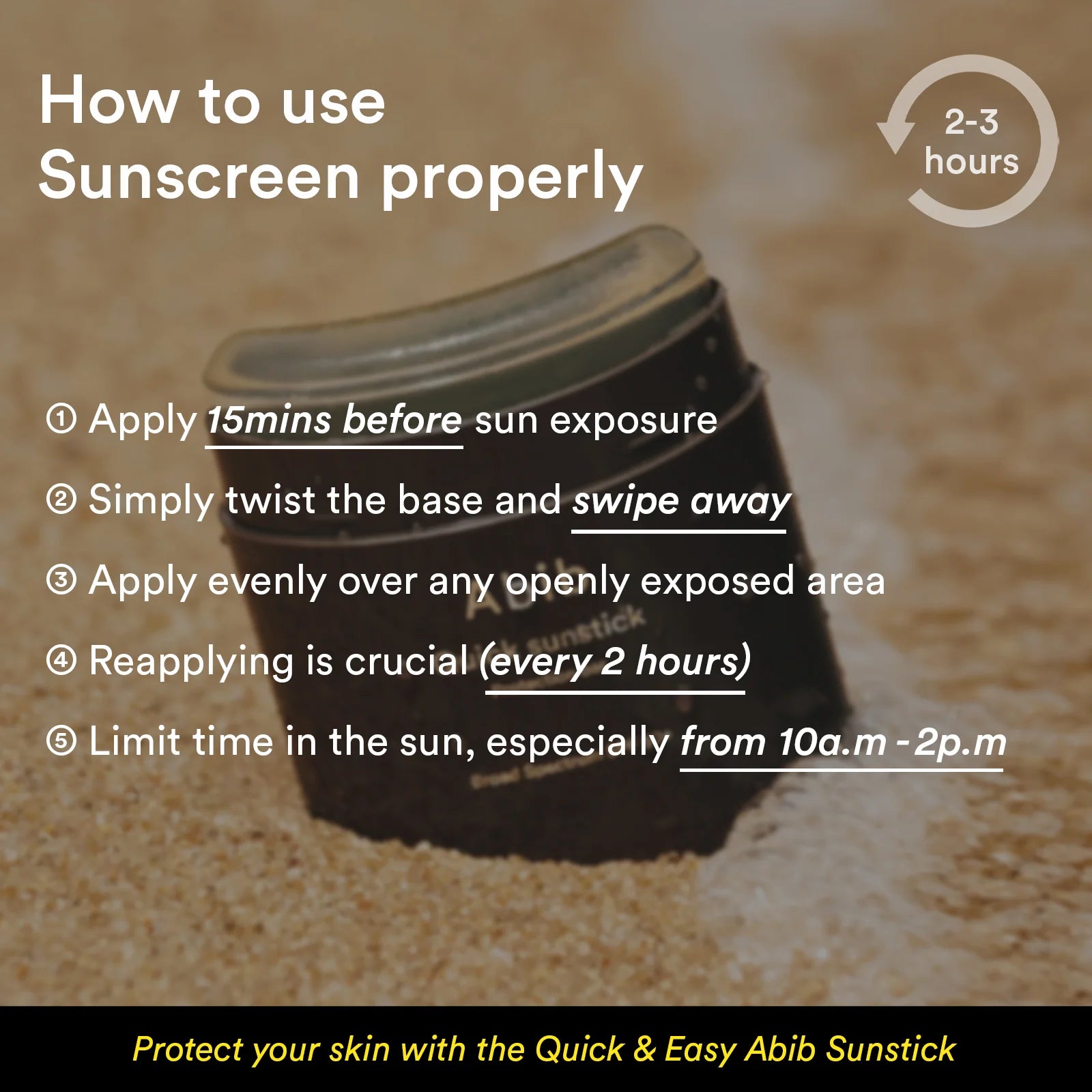 Abib – Quick Sunstick Protection Bar