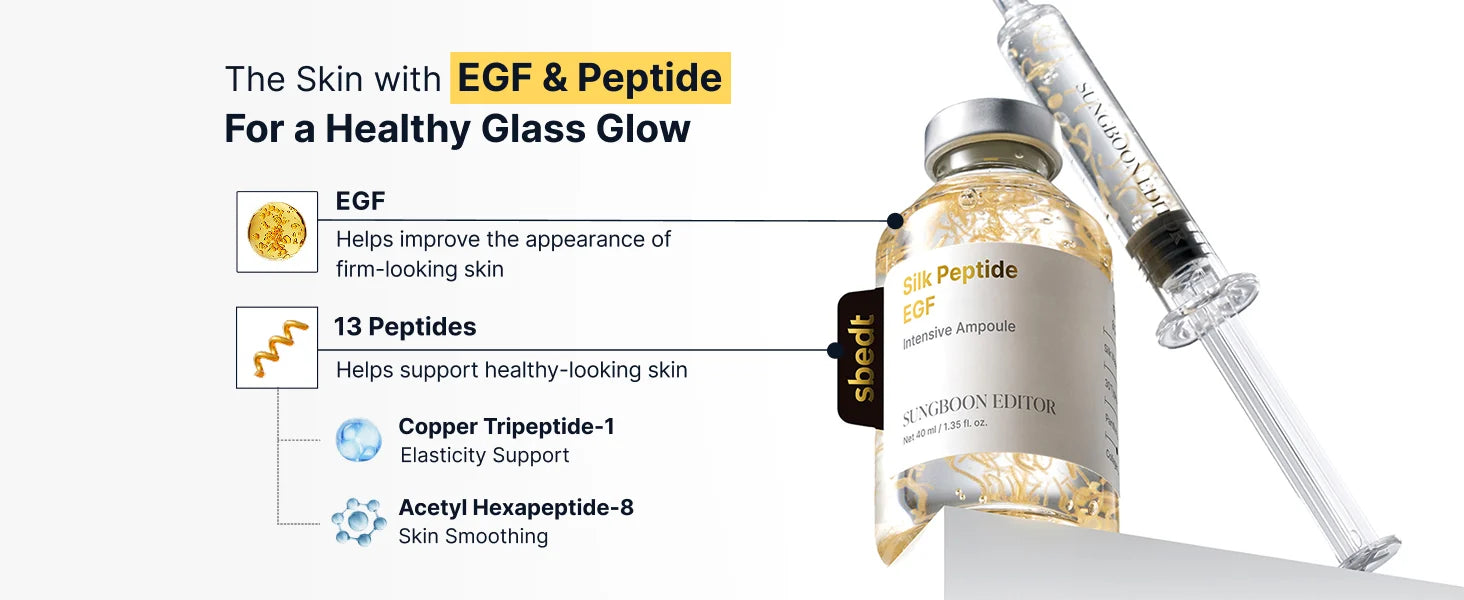 Sungboon Editor – Silk Peptide EGF Intensive Ampoule (40ml)