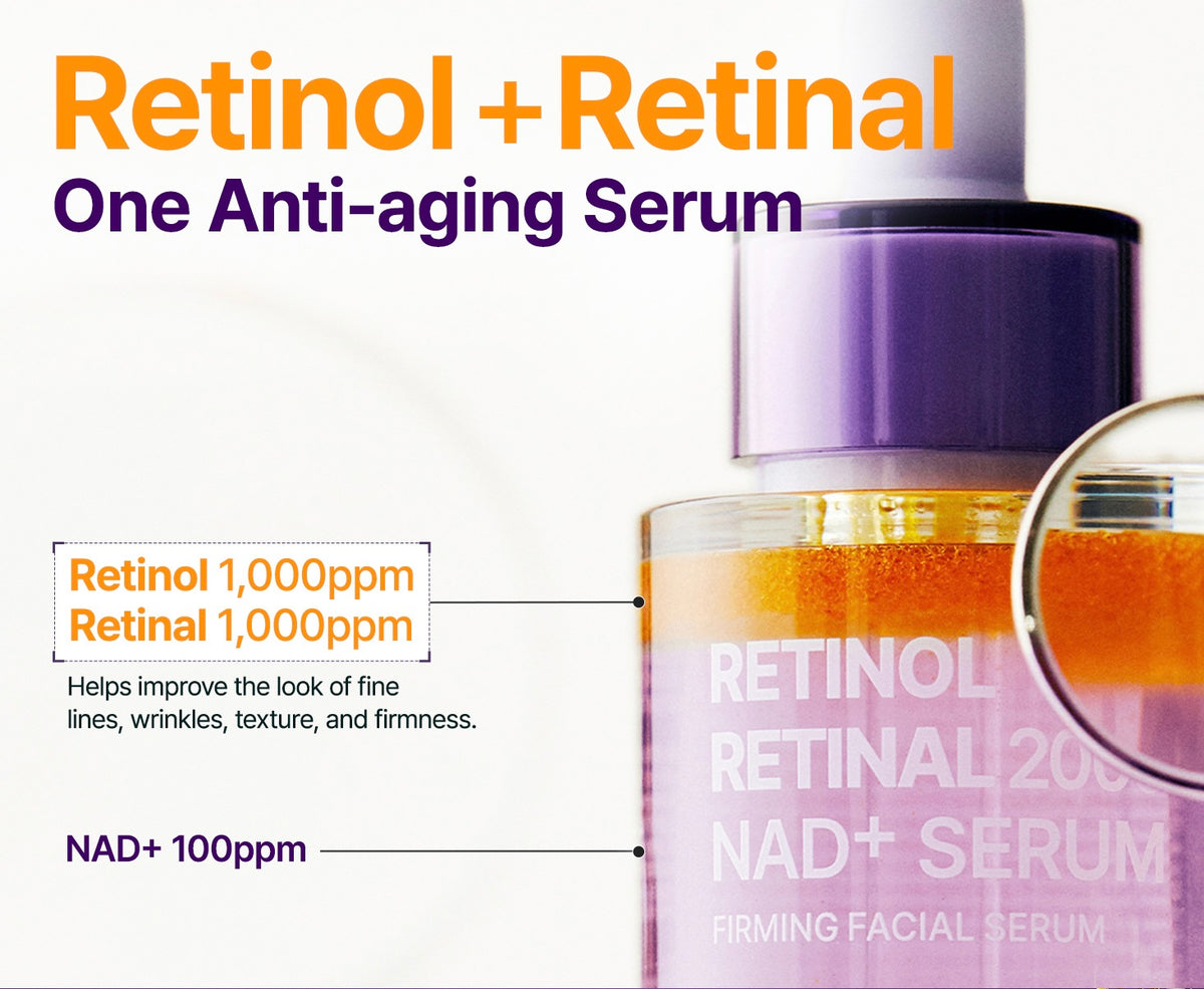 PURITO - Retinol Retinal 2000 NAD+ Serum (30ml)