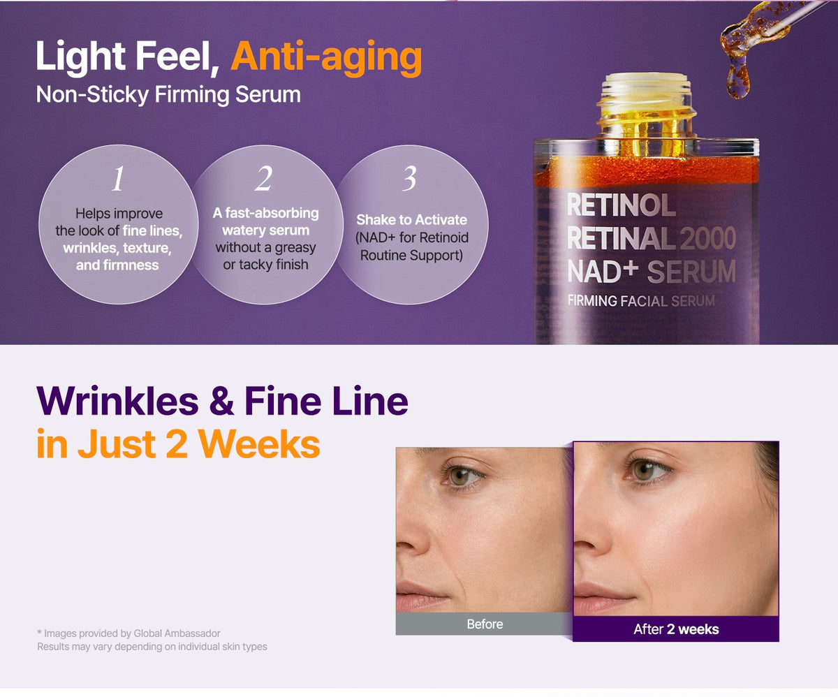 PURITO - Retinol Retinal 2000 NAD+ Serum (30ml)