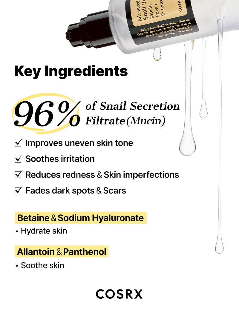 COSRX – Advanced Snail 96 Mucin Power Essence (100ml)