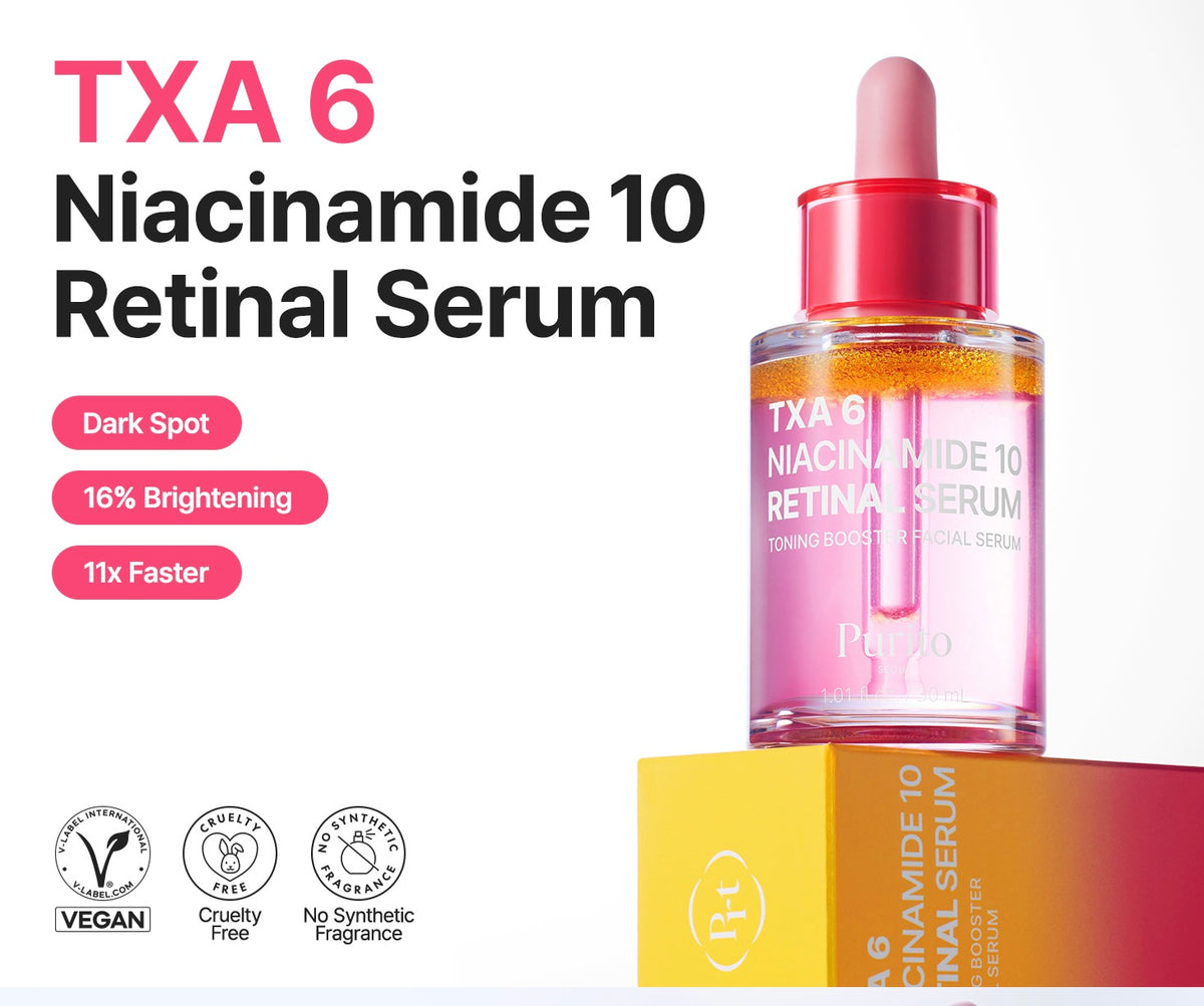 PURITO -  TXA 6 Niacinamide 10 Retinal Serum (30ml)