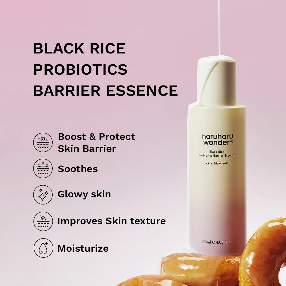 Haruharu Wonder – Black Rice Probiotics Barrier Essence (120ml)