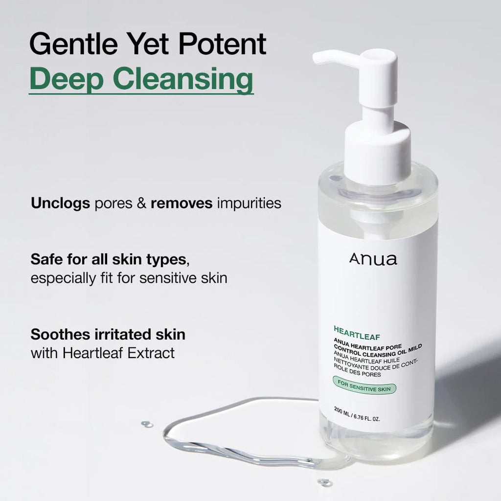 Anua - Heartleaf Pore Control Cleansing Oil Mild (200 ml)