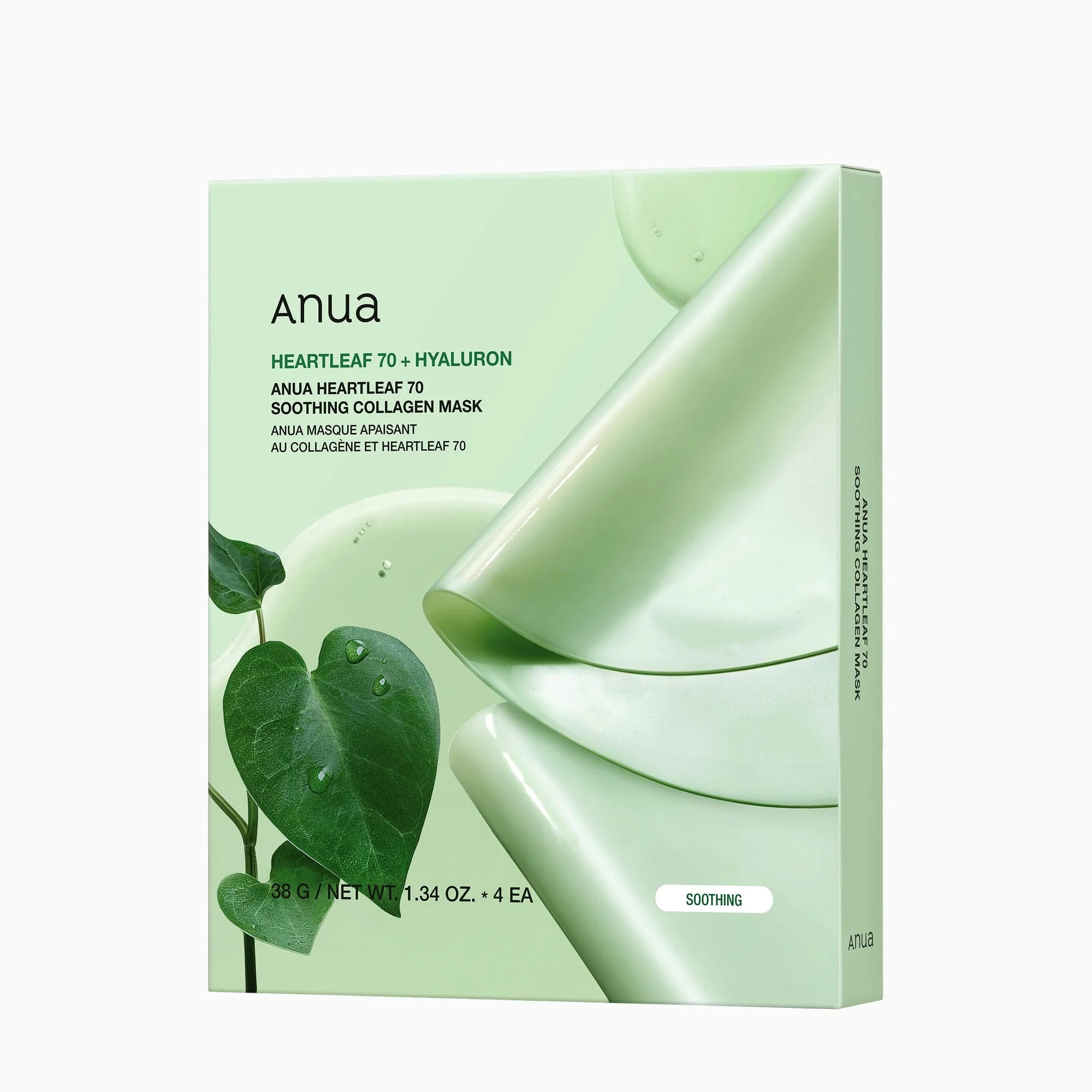 Anua - Heartleaf 70 Soothing Collagen Mask, 1 pc