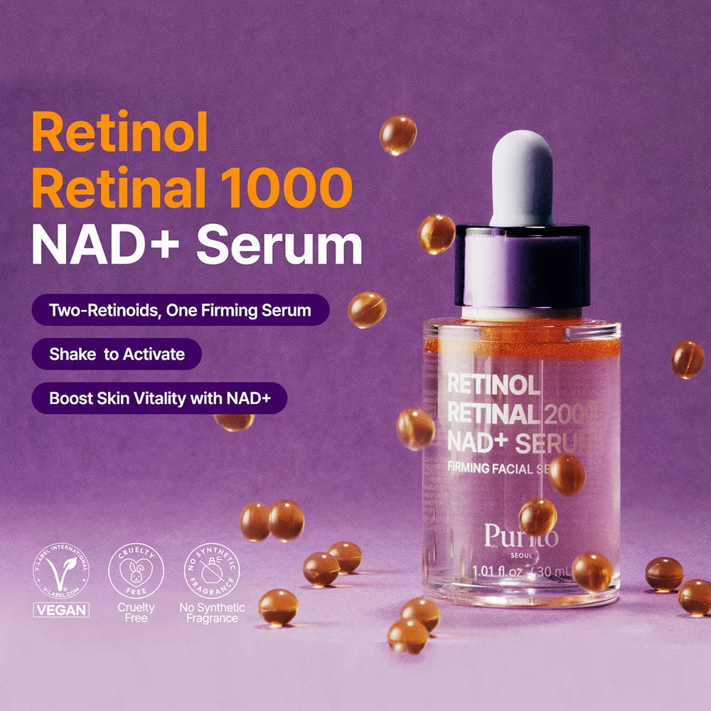 PURITO - Retinol Retinal 2000 NAD+ Serum (30ml)
